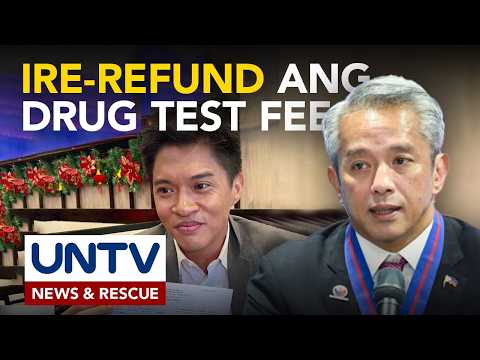 Vice Mayor Respicio, gustong ipa-refund ang ibinayad sa drug test
