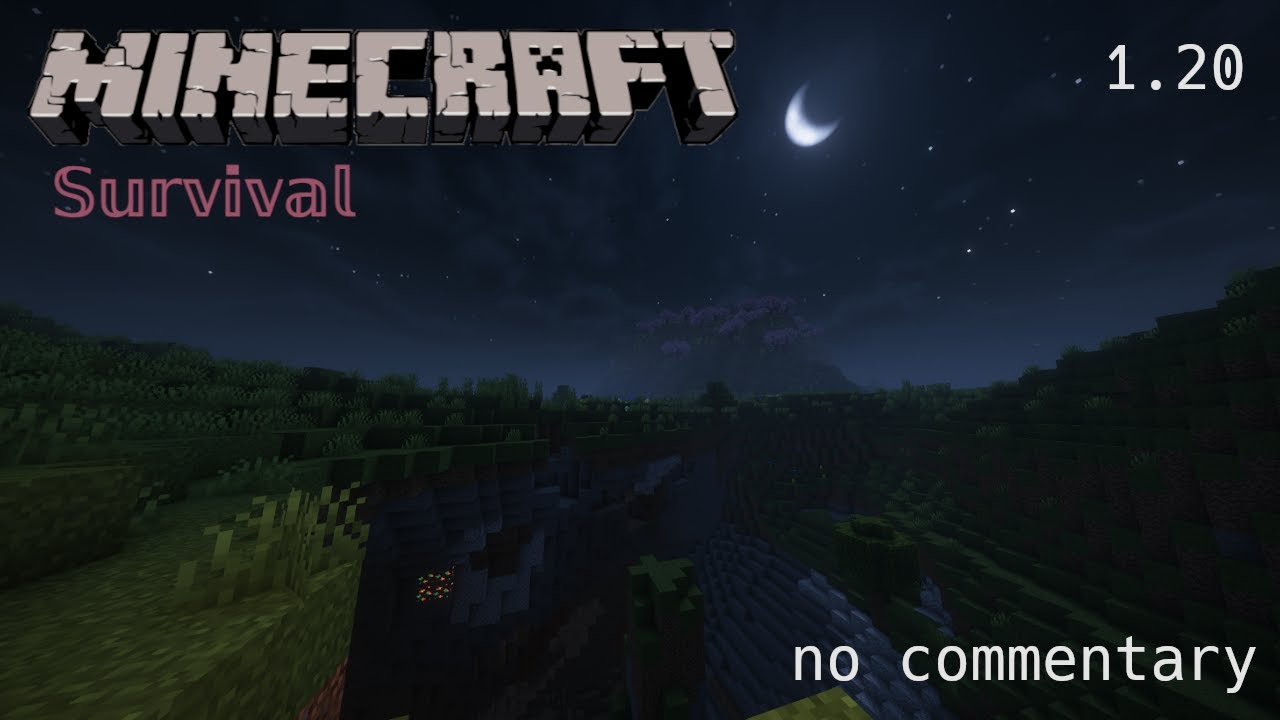 [Minecraft Survival] No Commentary ~ Acquiring Hardware (02) 1.20 - YouTube