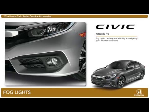 Honda Civic Sedan Genuine Honda Accessories - YouTube