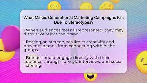 What Makes Generational Marketing Campaigns Fail Due To Stereotypes? - Trend Unwrapper