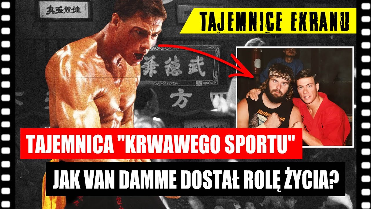 Tajemnica KRWAWEGO SPORTU. Jak Van Damme dostał rolę życia?