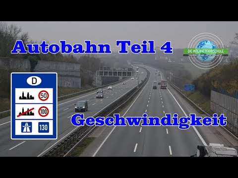 Video: Wo ist die Autobahn ohne Geschwindigkeitsbegrenzung?