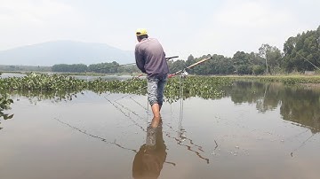 Câu cá trôi hồ núi le ngày 8/3/2020