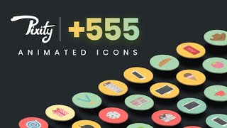Pixity Animated Icons for Premiere Pro | Premiere Pro Template
