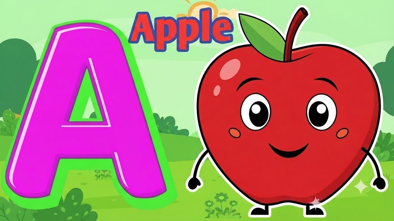 A to Z ABC Song for Toddlers | Phonics Song with A for Apple