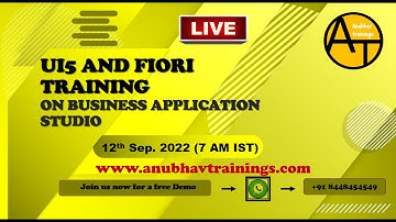 sap ui5 and fiori training | SAP fiori development on VS Code and Business Application Studio BTP