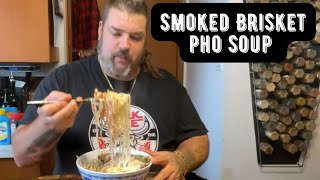 Brisket Pho OR Perfect Smoked brisket Vietnamese Pho soup by dark side of the grill 775 views 1 year ago 10 minutes, 14 seconds