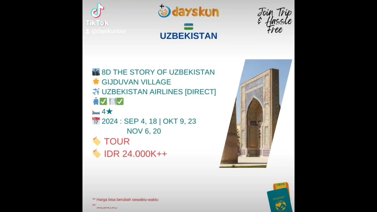 🏙️ 8D THE STORY OF UZBEKISTAN 