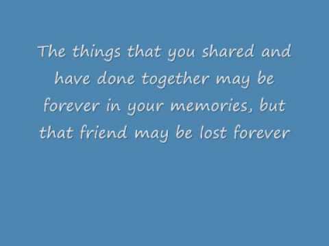 What are some sad friendship poems?