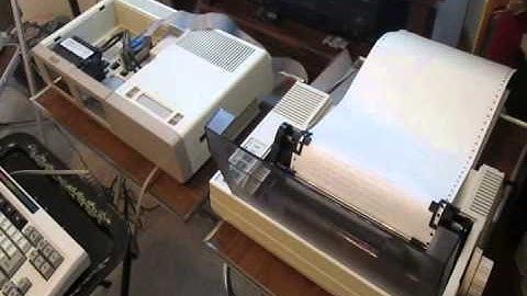 Coleco ADAM computer using Parallel Printer and ADAM Printer
