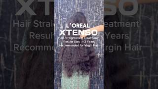 Permanent Hair Straightening with L’Oréal Xtenso | Full Tutorial #hair #hairtreatment #youtubeshorts
