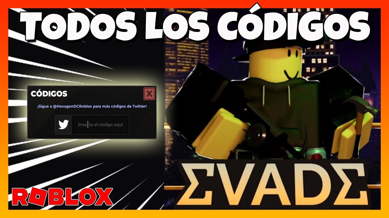 TODOS los CÓDIGOS activos y actualizados de 😱 EVADE 😱 Roblox 😱 EVADE ...