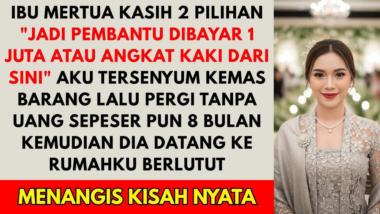 IBU MERTUA KASIH 2 PILIHAN: JADI PEMBANTU DIBAYAR 1 JUTA ATAU ANGKAT KAKI - 8 BULAN...