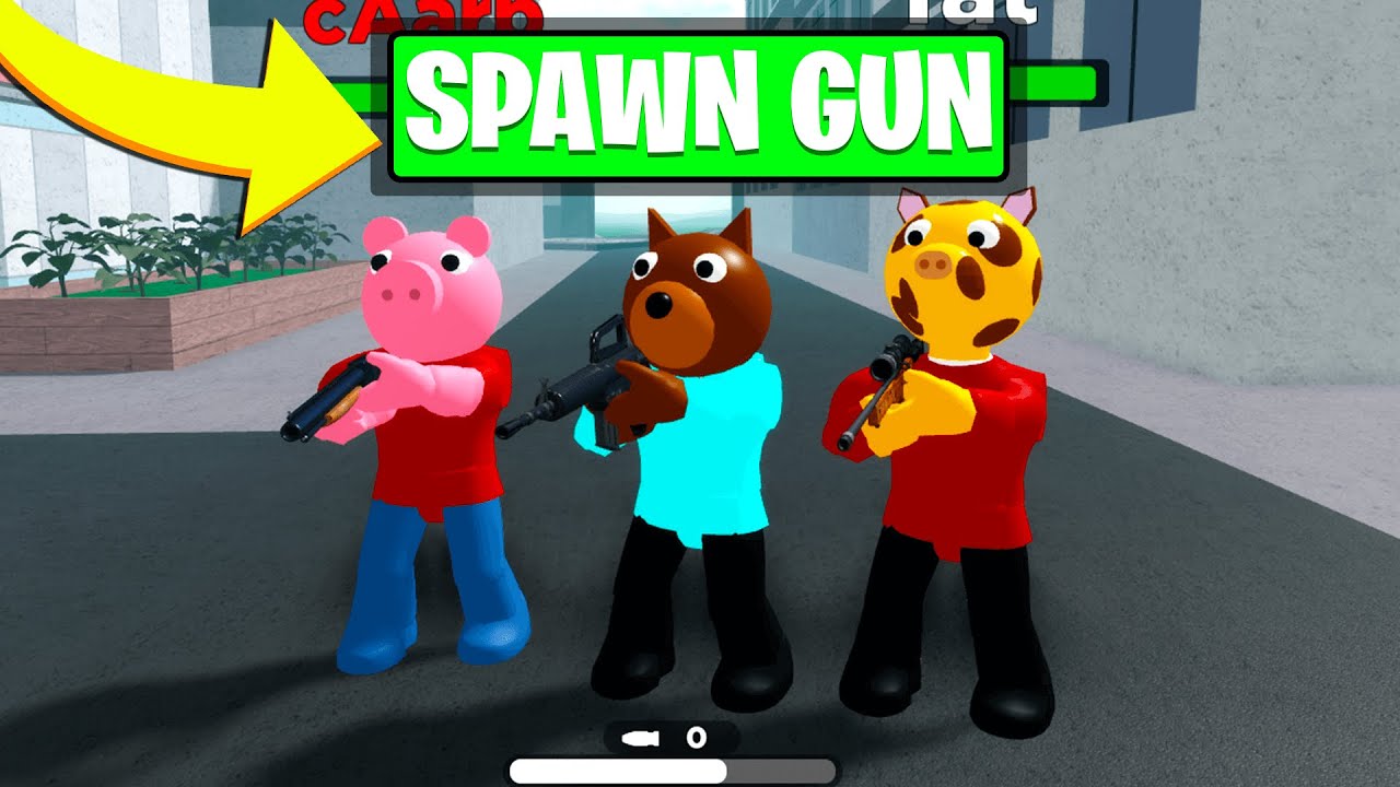 How To Spawn Guns In Piggy Intercity Roblox Youtube - roblox how to make your game spawn with weapons