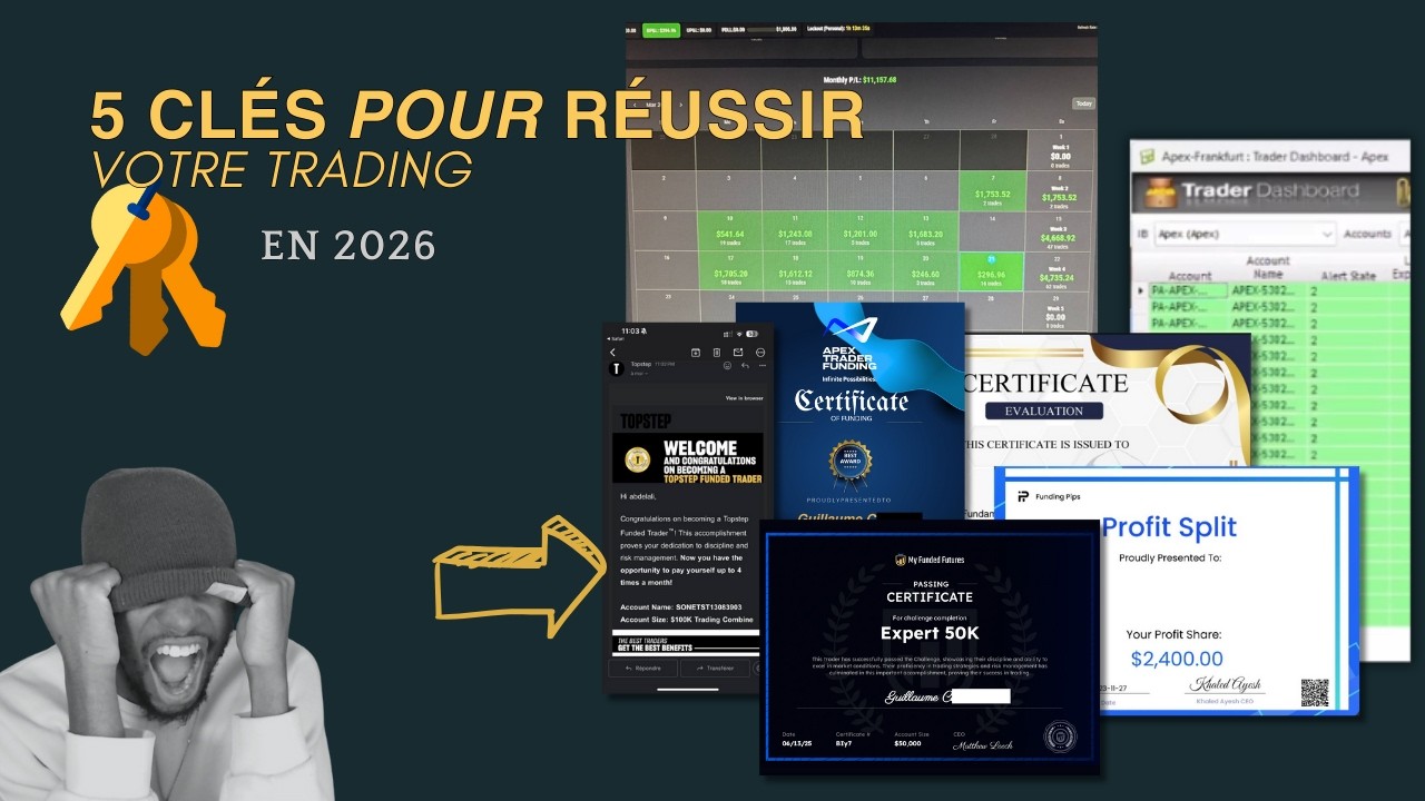 Les 5 Clés Indispensables pour Réussir dans le Trading en 2026 - Ne Rate Pas Cette Vidéo!