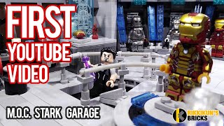 LEGO IRONMAN STARK GARAGE | Hall of Armor M.O.C.