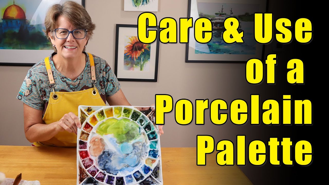 The Use And Care Of A Porcelain Watercolor Palette - Kris DeBruine