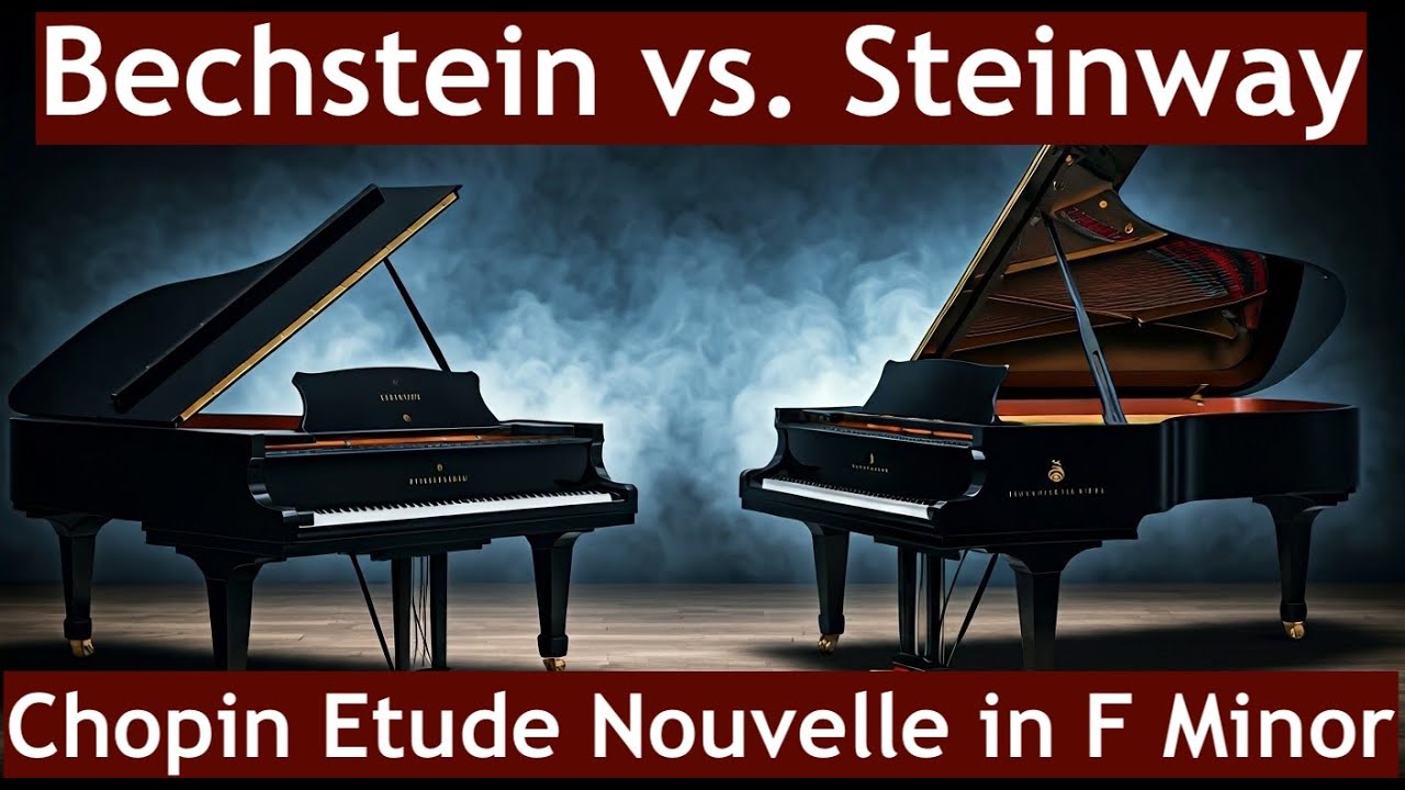 Bechstein vs. Steinway - Battle of the Grands! (Chopin Etude Nouvelle in F Minor)