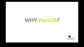 NuoDB + Alfa: Why NuoDB?