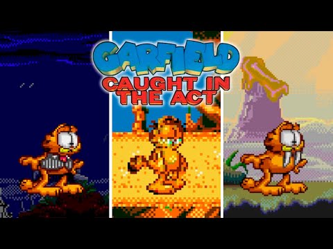 Garfield: Caught in the Act北米版メガドライブ Garfield: Caught in the Act北米版メガドライブ