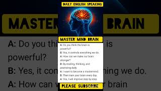 Daily English Speaking 🧠 Master Mind Brain | Speak Smart Like Native USA | Powerful English Practice