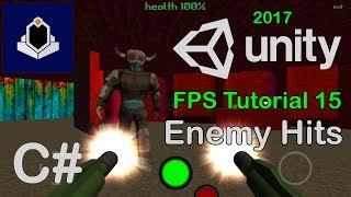 Unity 2017 FPS Tutorial 15 - Player Gun Enemy Hit Score