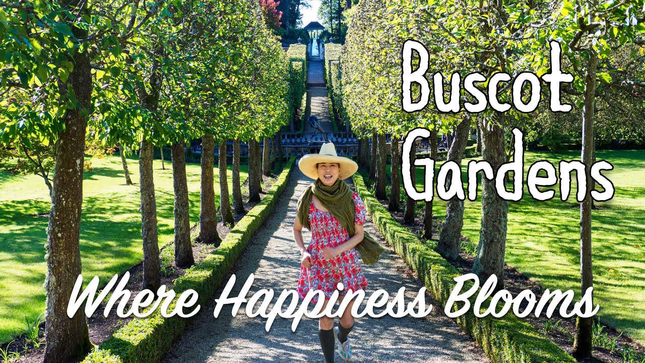 Enchanting English Walled Garden 🌸🏛️ The Hidden Beauty of Buscot Park