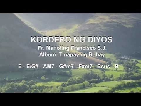 Kordero ng Diyos with Chords and Lyrics