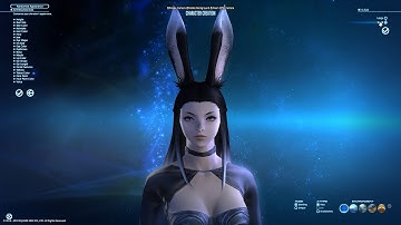 Final Fantasy XIV  - Viera Character Creation thru SB Benchmark