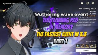 Wuthering wave event, The flaming in red memory 