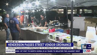 Henderson City Council unanimously passes sidewalk vendor ordinance
