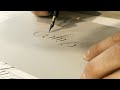 [calligraphy]  カリグラフィーワークショップ体験してみたら超楽しかった☆ calligraphy workshop