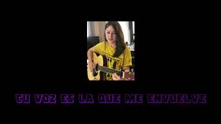 Video thumbnail of "LETRA DE CANCION DE IZA MACONDO-CASA SOLA"