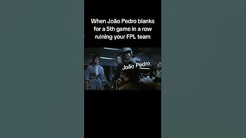 When João Pedro blanks for a 5th game week in a row ruining your FPL team #fpl #fantasyfootball