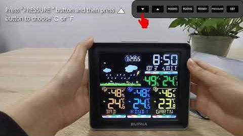 BILIPALA Weather Forecast Icon And Barometer Value Setting
