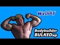 Bodybuilder big bulk flex bulked up