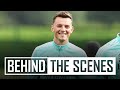 Ben White's first training session | Behind the scenes at Arsenal training centre