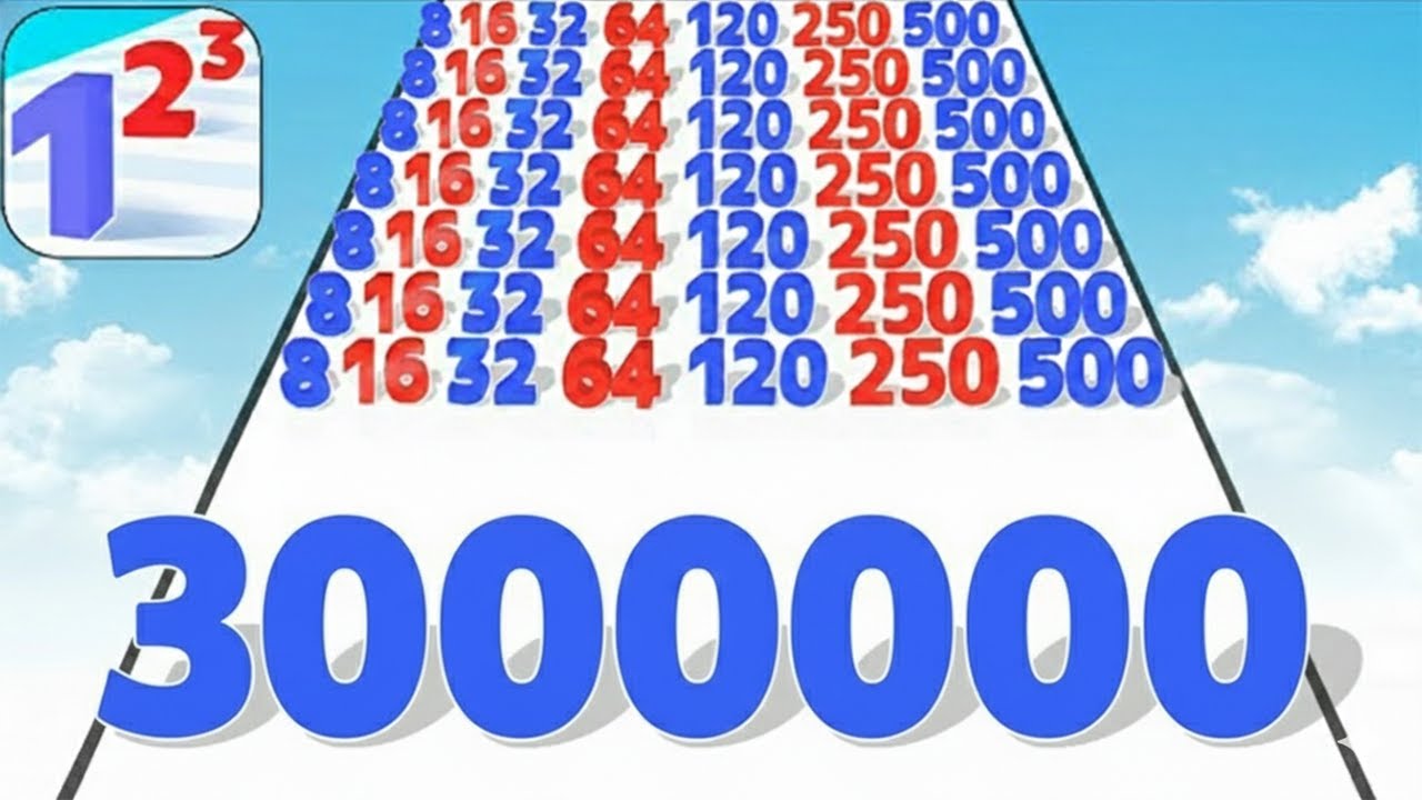 New Satisfying Number Run Mobile Game | Top TikTok Gameplay (Android, iOS) Walkthrough All Levels