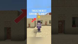 Three villages in one survival island 🏝️ in Minecraft #minecraft #minecraftvillage