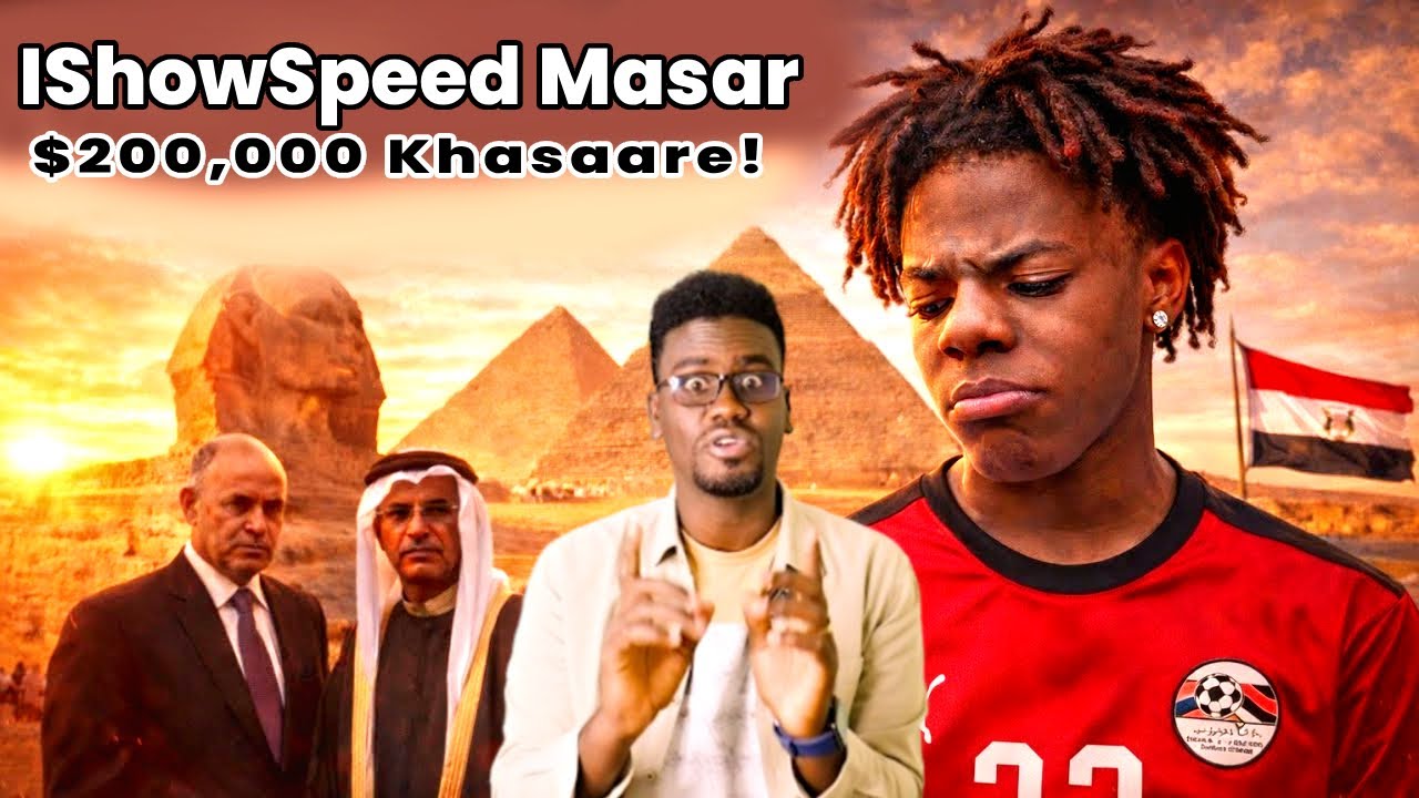 IShowSpeed Safarkii Masar ee Muranka Dhaliyay!   $200,000 Khasaare!  Stream-kii Ugu Xumaa Africa!