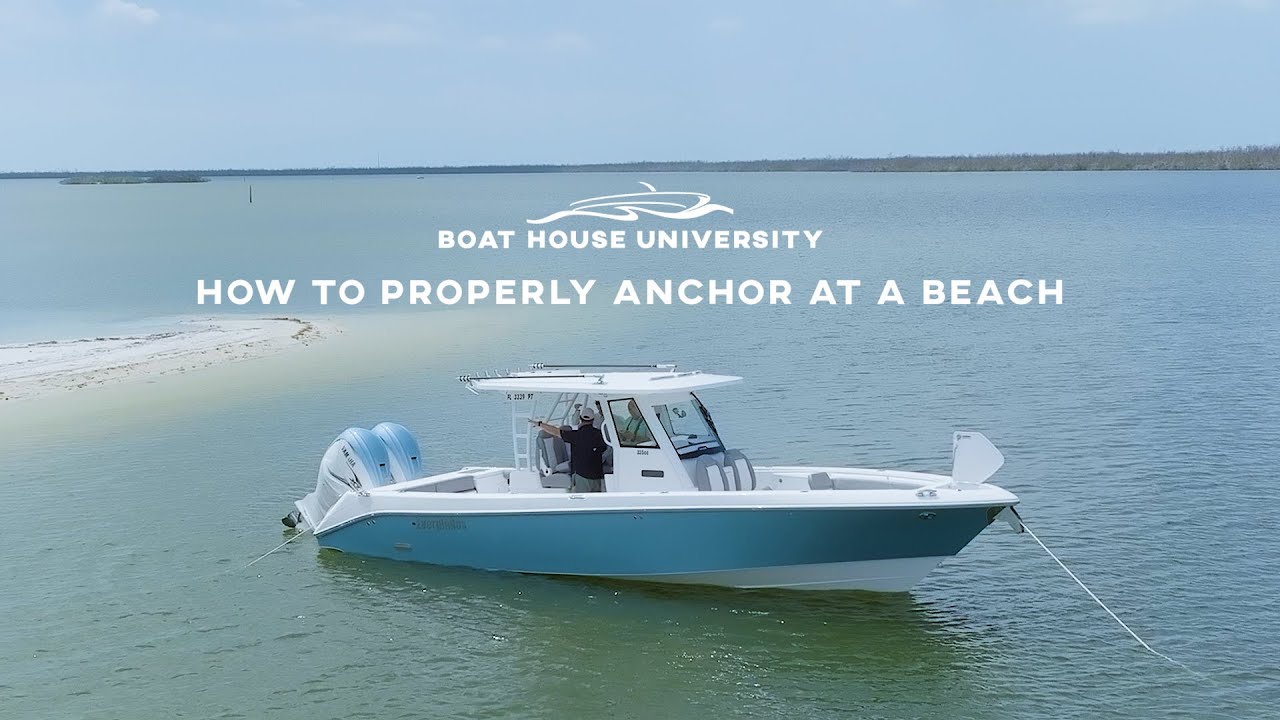 How to dual anchoring at the beach. (Safe & Practical) YouTube