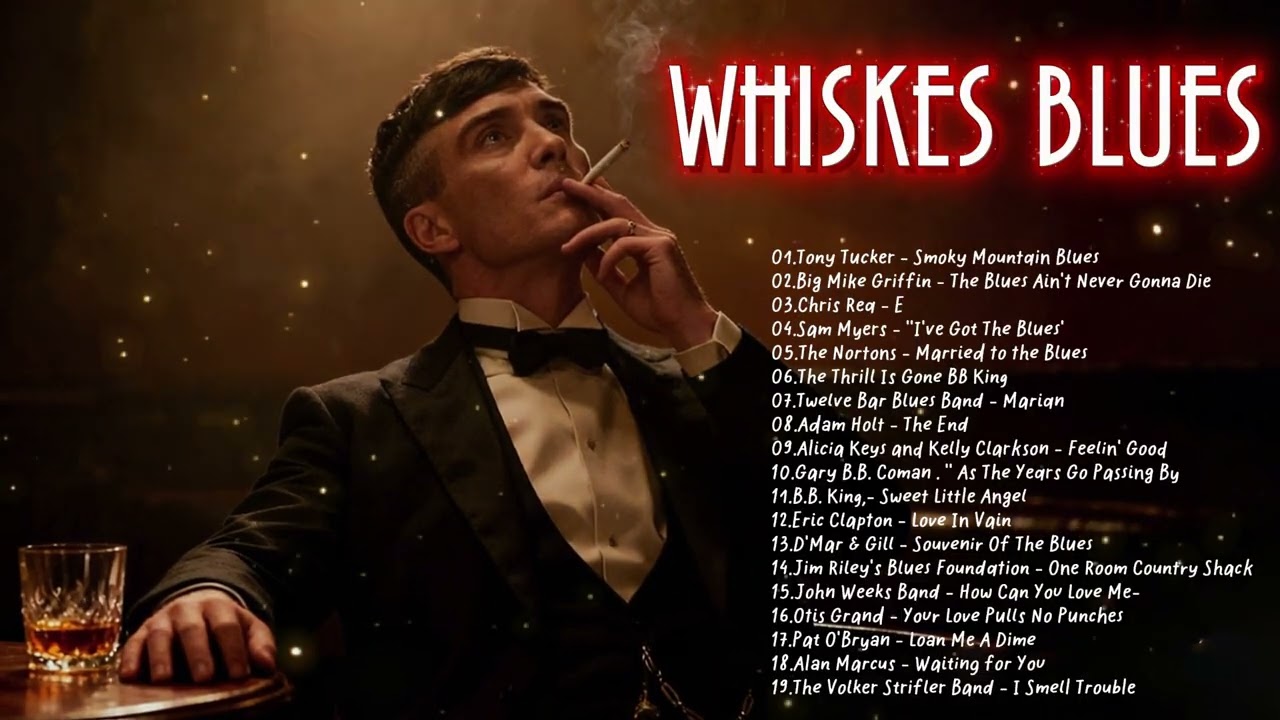 Whiskey Blues Playlist | Best Audio Slow Blues Hits | Electric Guitar Mood