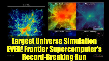 Largest Universe Simulation EVER! Frontier Supercomputer