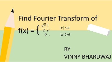 Fourier Transform of function having points of discontinuity.