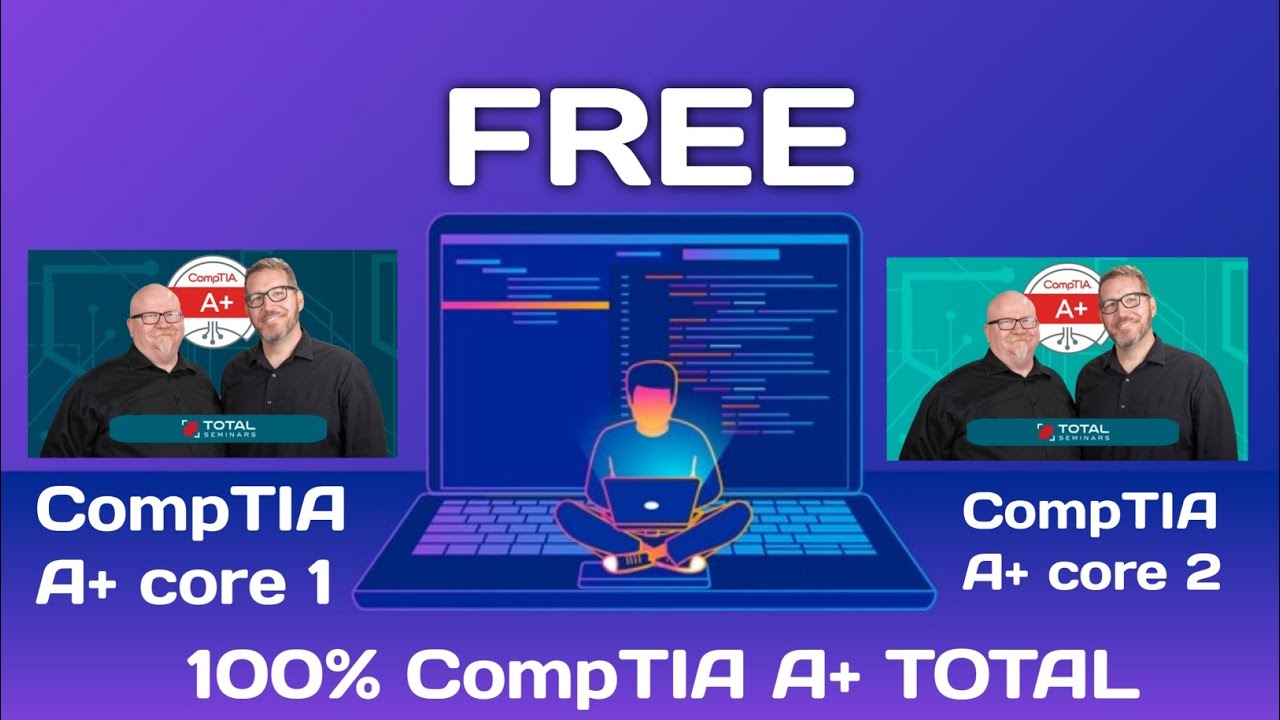 100% CompTIA A+ TOTAL With Certificate for FREE #comptiaaplus #total ...