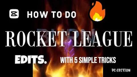 How to make a Rocket League EDIT on CAPCUT in 2025! (Complete TUTORIAL with 5 simple tricks)