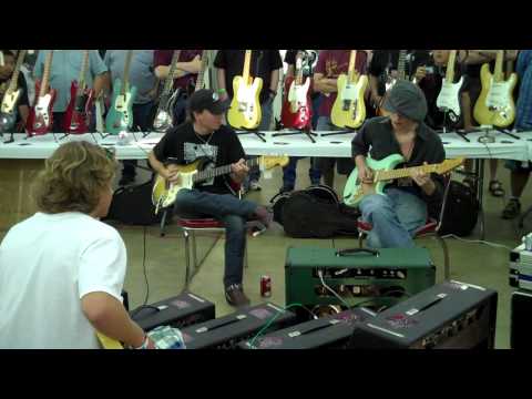 Jamming At The Dallas Guitar Show - Tommy Katona & Brandon Katona w/Cody Angel