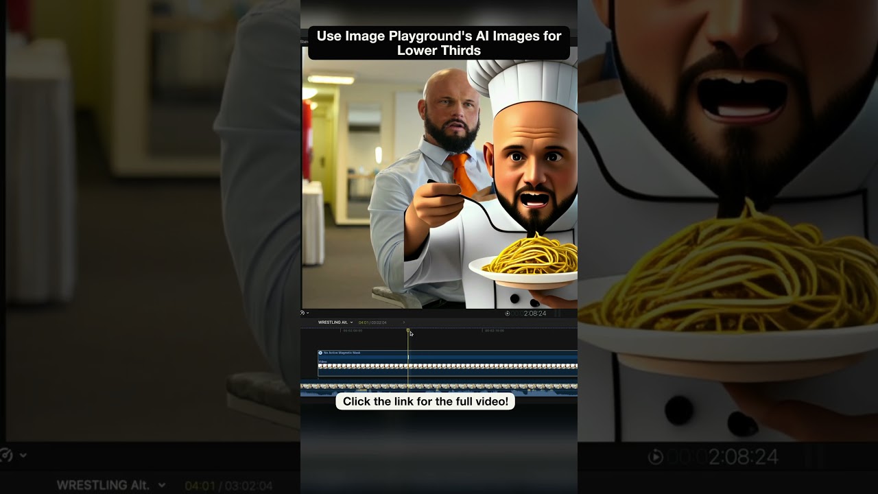 New in FCP 11.1: AI Images in Titles? Kinda Cool… Kinda Limited. 