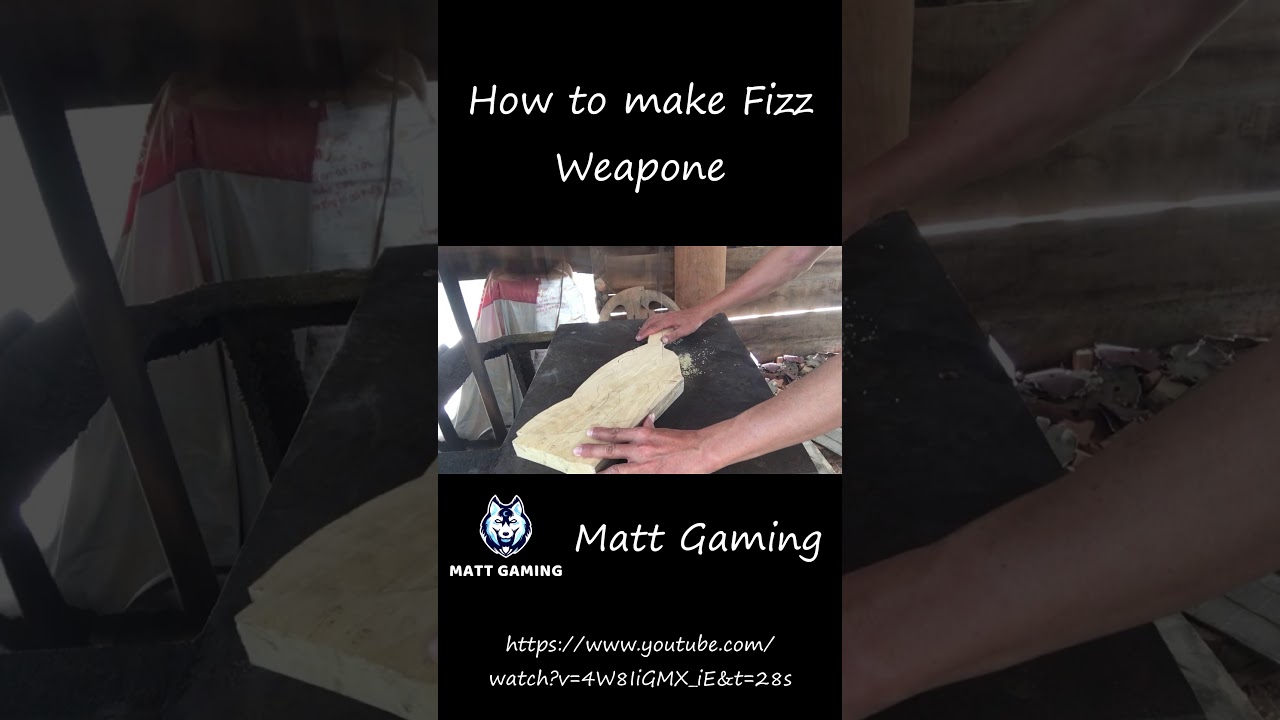 Fizz's weapon from League of Legends | Woodworking | Matt Gaming