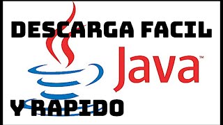 COMO DESCARGAR JAVA 8 PARA MINECRAFT WINDOWS 7/8.1/10/2019